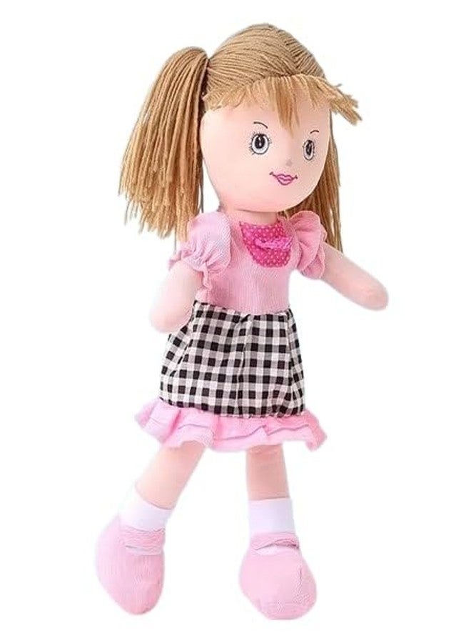 STRIDERS دمية سترايدرز جورليز، دمية سكارليت القماشية مقاس 20 بوصة بفستان وردي منقوش، دمية قماشية ناعمة رائعة للأطفال - Image 2